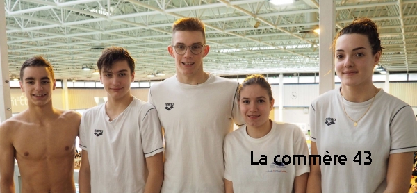 Les nageurs présents à Saint-Etienne|||||