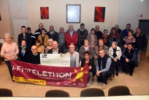 Saint-Just-Malmont : plus de 6 700 euros remis au Téléthon