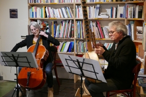 Le violoncelle de Marie Morel et la kora de Jacques Burtin ont fait merveille||||