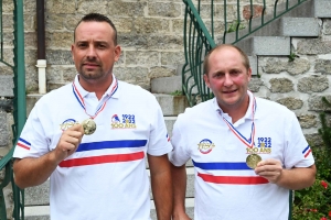 Saint-Jeures : Nicolas Charra et Brice Paillard mis à l&#039;honneur pour leur titre de champion de France