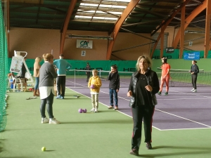 Téléthon 2023 au Chambon-sur-Lignon : le tennis, une innovation, une réussite