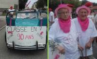 Grazac : deux reines de 90 ans au défilé des classes en 7