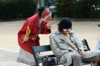 Le Chambon-sur-Lignon : un public familial sous le charme d&#039;un duo de clowns