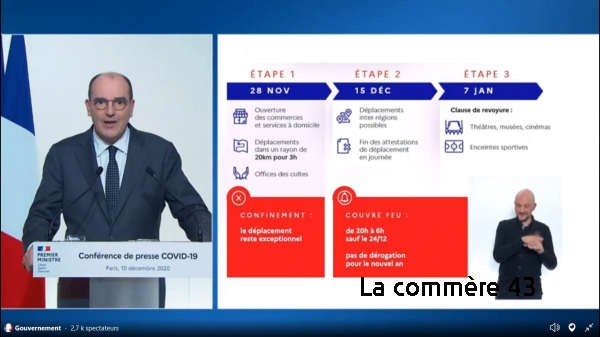 Jean Castex, Premier ministre|Olivier Véran, ministre de la Santé||