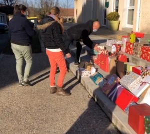 Lantriac : 160 boîtes de Noël récupérées pour les plus démunis