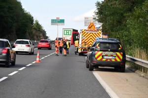 Monistrol-sur-Loire : deux véhicules se percutent sur la RN88 après le viaduc