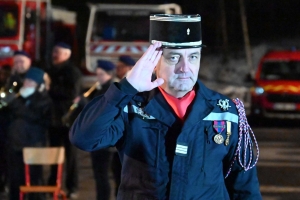 Christophe Grillo, chef des pompiers du Chambon et du Mazet, en vue du regroupement des deux casernes