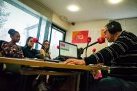 Yssingeaux : les lycéens de George-Sand plongés dans l&#039;ambiance d&#039;une radio