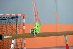 Gymnastique artistique : 90 jeunes compétitrices à Sainte-Sigolène