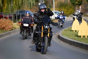 Environ 250 motards au Puy-en-Velay pour redire non au contrôle technique