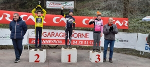 Cyclo-cross d&#039;Andancette : le Vélo Club du Velay ramène un podium