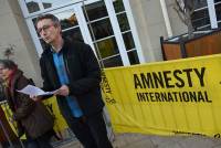 Soixante-dix signatures recueillies par Amnesty International