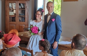 Mariage : Ludwig et Pamela à Queyrières