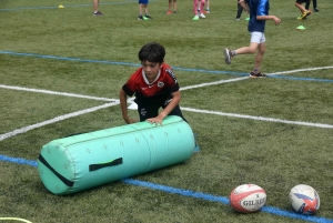 Rosières : une dernière séance de rugby pour les enfants de l&#039;école Germaine-Tillion