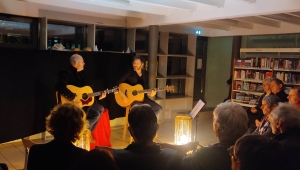 L’amour en chansons à la médiathèque du Chambon-sur-Lignon avec Yvan Marc et Frédéric Bobin