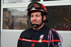 Pascal Reymond prend le commandement des pompiers au Puy-en-Velay
