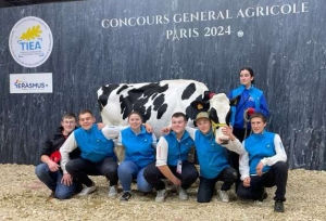 Yssingeaux : 7 élèves du lycée George-Sand au coeur du Salon de l&#039;agriculture