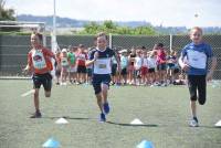 Monistrol-sur-Loire : 320 écoliers à courir, lancer et sauter sous le soleil