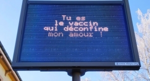 Pays de Montfaucon : des mots doux à diffuser... sur les panneaux lumineux