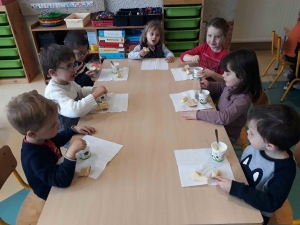 Yssingeaux : petit-déjeuner équilibré à l&#039;école maternelle publique