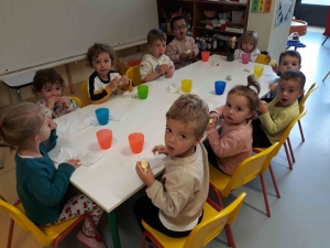 Yssingeaux : petit-déjeuner équilibré à l&#039;école maternelle publique