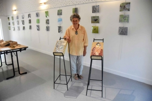 Michèle Gat expose photos et sculptures à Montusclat