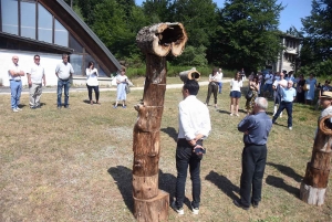 Chambon-sur-Lignon : des sculptures nées de la nature au Parc International Cévenol