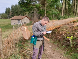 Monistrol-sur-Loire : Valentin Marconnet devient gestionnaire forestier