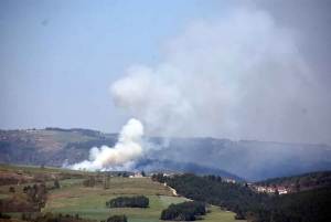 Tiranges : au coeur du feu de forêt qui a détruit 16 hectares (vidéo)