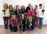 Tence : 22 participantes à l&#039;atelier d&#039;art floral