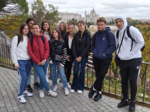 Monistrol-sur-Loire : séjour linguistique à Madrid pour des lycéens du &quot;Château&quot;