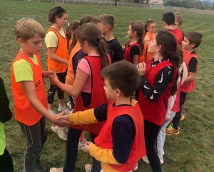 Rencontre sportive à l&#039;école publique de Saint-Maurice-de-Lignon