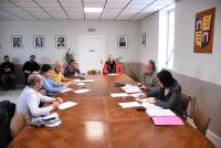 Six élus ont participé au conseil municipal lundi matin.