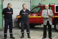 Tence : un chèque de 2 251 euros pour le Téléthon grâce aux pompiers