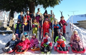 Saint-Front : les plaisirs de la neige pour les écoliers