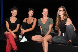 Priscilla Mounier, Florence Garnier, Marie Lucchini et Sophie Daudel