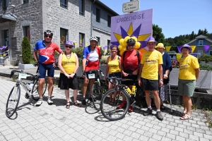 Les cyclotouristes de l&#039;Ardéchoise passent aussi par la Haute-Loire
