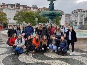 Un groupe d&#039;élèves d&#039;Eugénie-Joubert d&#039;Yssingeaux séjourne à Lisbonne
