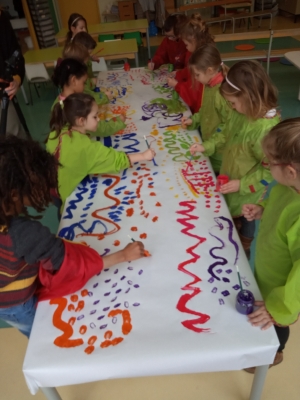 Yssingeaux : les maternelles de l&#039;école Jean-de-la-Fontaine préparent une exposition