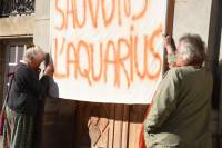 Ils ont manifesté pour soutenir l&#039;Aquarius et le sauvetage des migrants