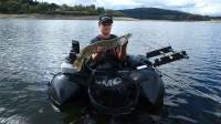 91 poissons pêchés en float-tube sur le barrage de Lavalette