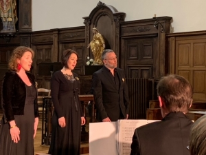 Monistrol-sur-Loire : les six chanteurs de Sinfonietta enchantent la chapelle des Ursulines