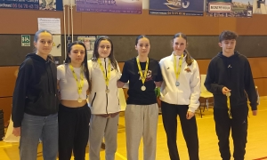 Monistrol-sur-Loire : les lycéennes de Léonard-de-Vinci championnes académiques de basket 3x3