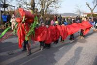 La Chapelle-d&#039;Aurec : les carnavaliers colorent le village