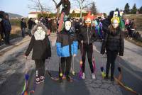 La Chapelle-d&#039;Aurec : les carnavaliers colorent le village