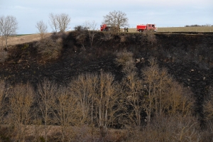 Dix hectares en feu le long du chemin de Stevenson à Arlempdes