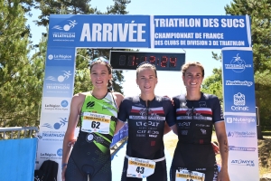 Triathlon des Sucs : Justine Guerard et Quentin Criado remportent la demi-finale du Championnat de France D3
