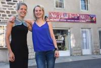 Amandine Riou et Audrey Ribes, amies dans la vie et désormais associées dans un commerce à Saint-Front.