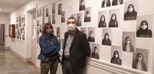 Puy-en-Velay : une exposition masquée &quot;Les Yeux dans les yeux&quot; réalisée par une lycéenne