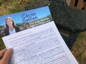 Législatives : pourquoi la profession de foi de Cécile Gallien est parfois absente des enveloppes